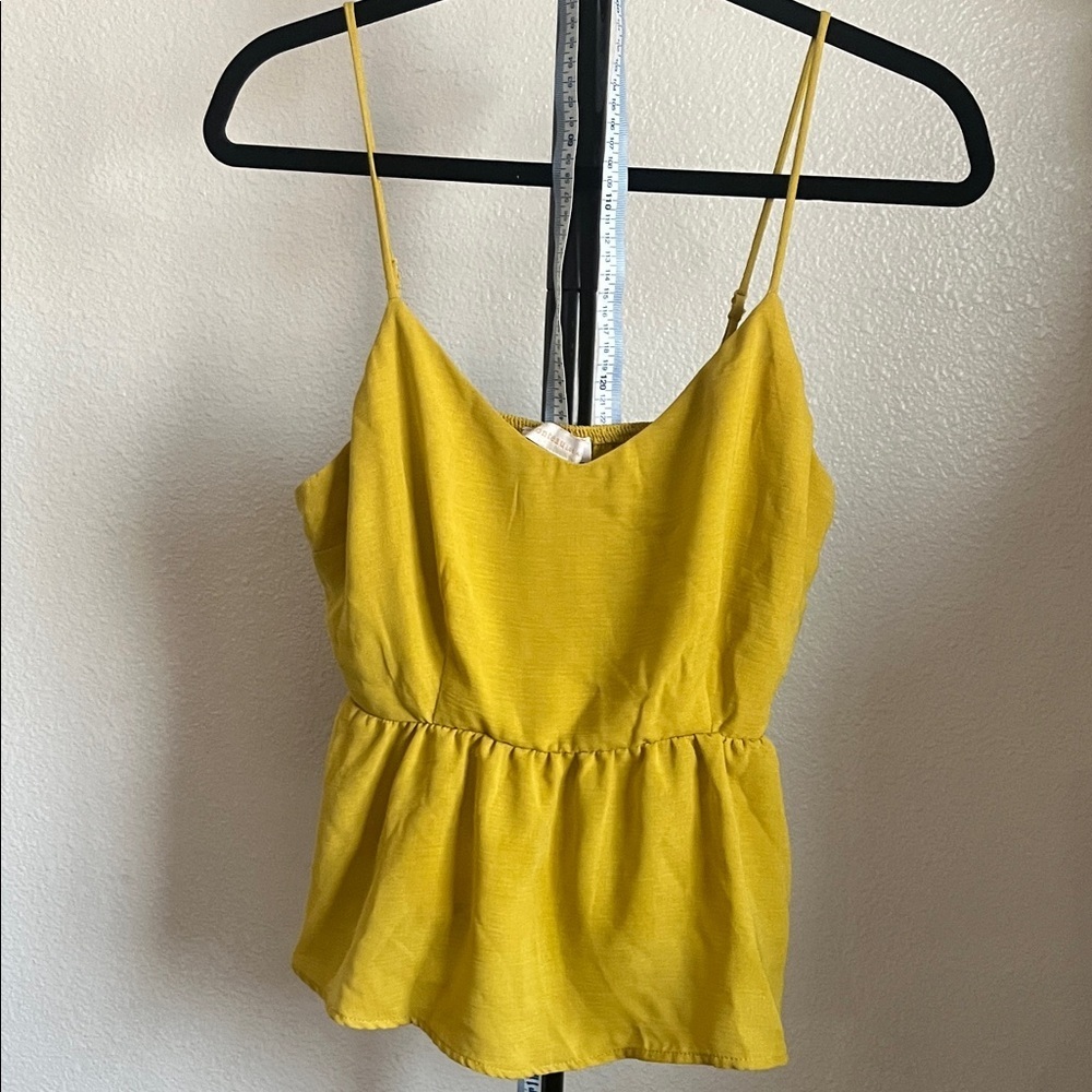 Monteau Mustard Camisole Top Empire Waist